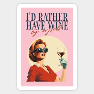 Wine Lover Self Love Magnet